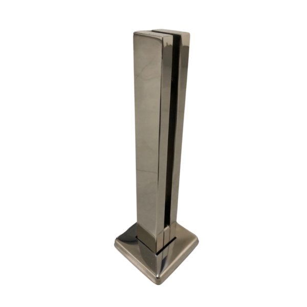 COLUNA TORRE TUBO 40x20x300MM EM AÇO INOX 304 POLIDO
